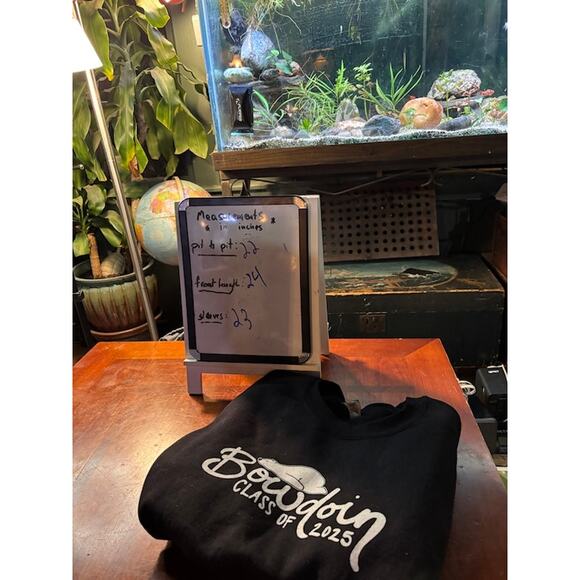 Bowdoin College crewneck sweatshirt class 2025 sz Medium nwot - Picture 6 of 6